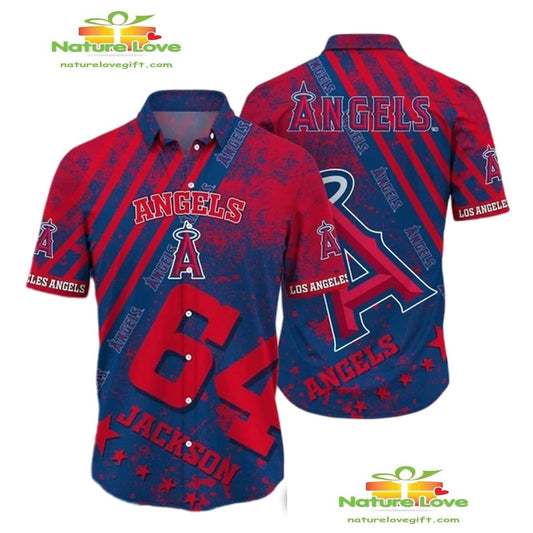Los Angeles Angels Hawaiian Shirt Personalized Aloha Shirt DT5RKK3PZX
