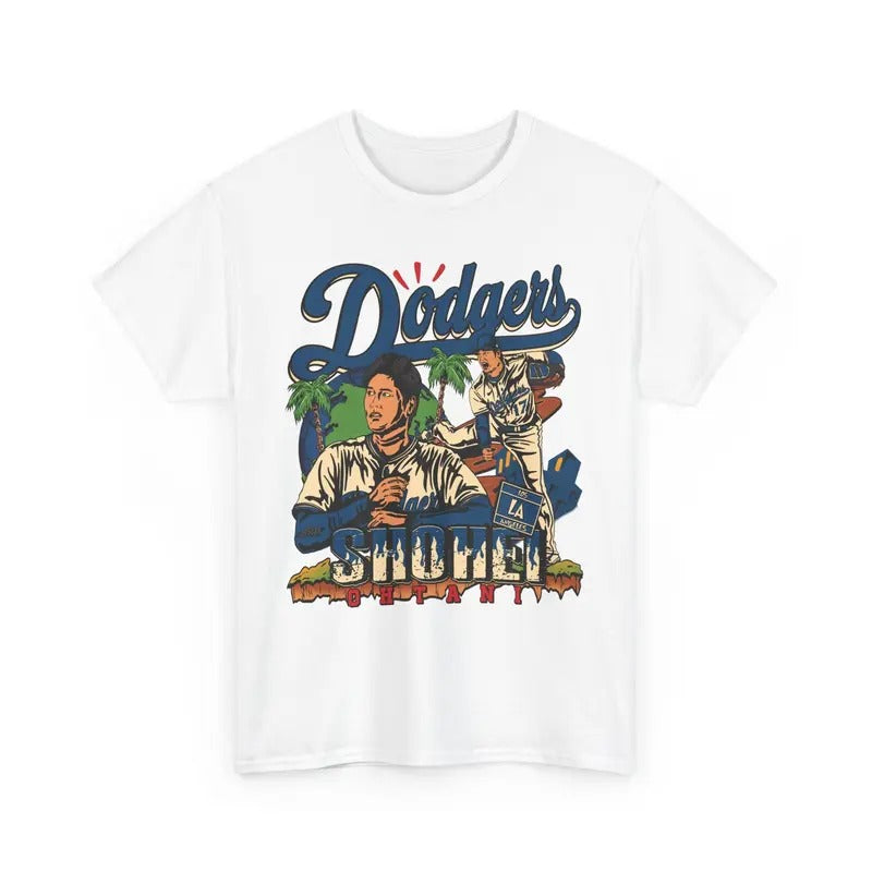 Los Angeles Baseball Short Sleeve T-Shirt for Men - Menswear Hoodie, Sweatshirt | InkThreadWorks.com