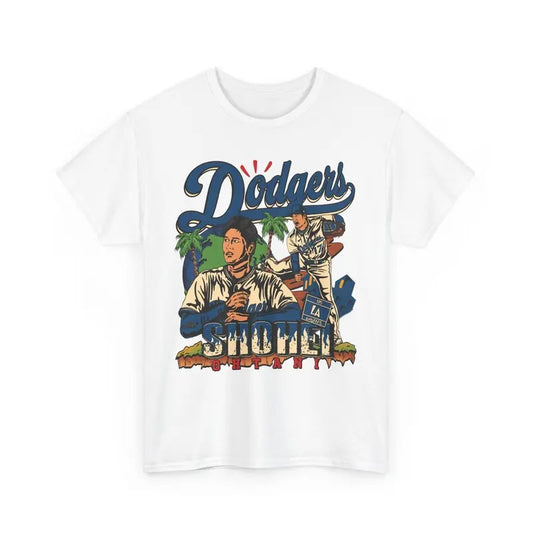 Los Angeles Baseball Short Sleeve T-Shirt for Men - Menswear Hoodie, Sweatshirt | InkThreadWorks.com