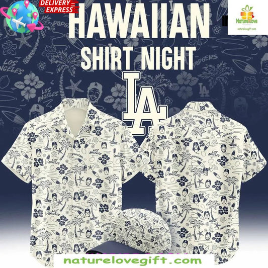 Los Angeles Dodgers Hawaiian Shirt Island Limited Design