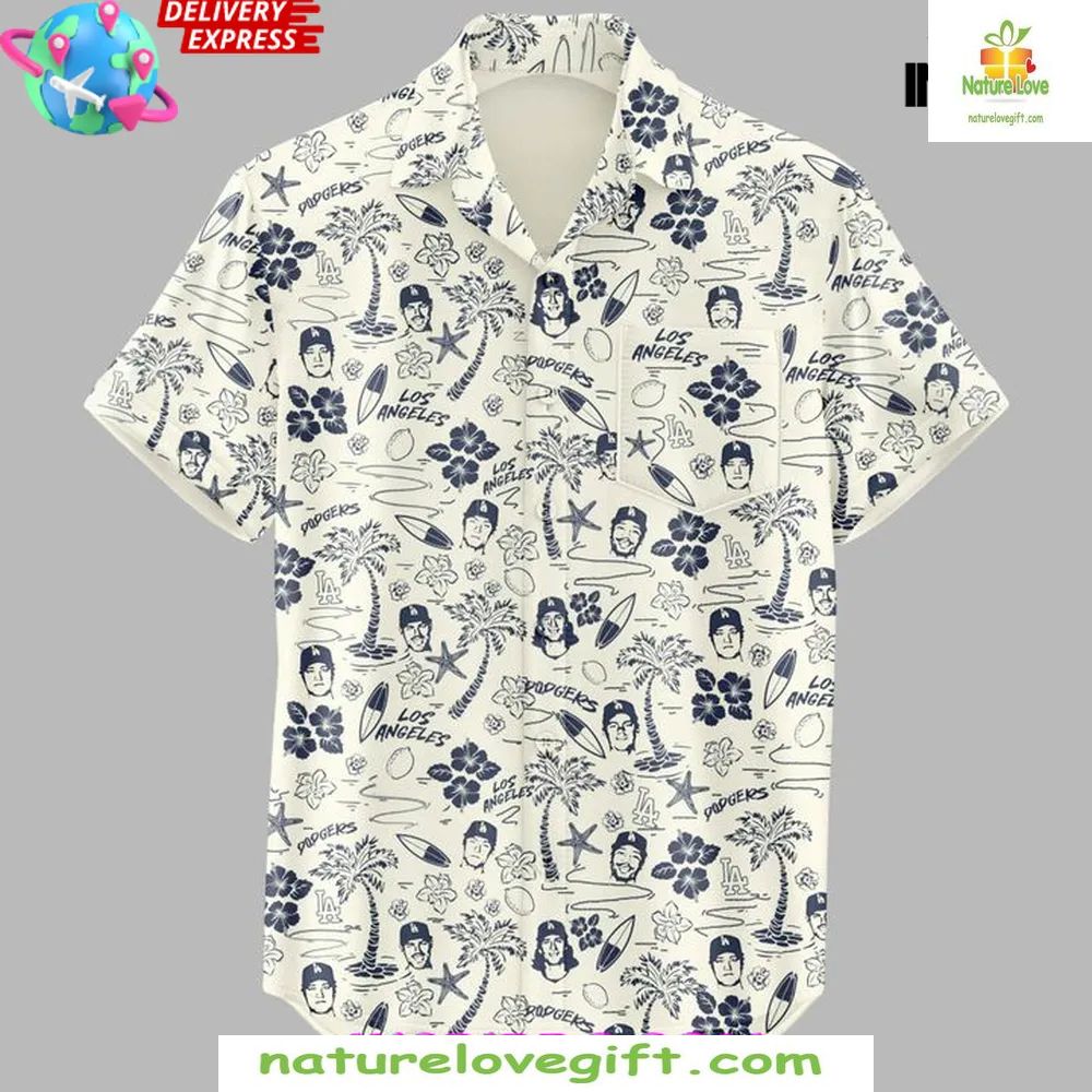 Los Angeles Dodgers Hawaiian Shirt Island Limited Design