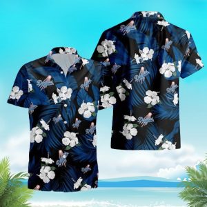 Los Angeles Dodgers Tropical Flowers For Fans Hawaii Shirt, LA Dodgers Hawaiian Shirt