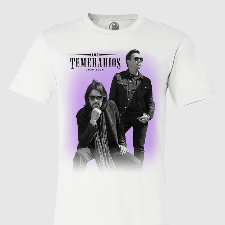 Los Temerarios Tour Tee, Purple Temerarios Shirt