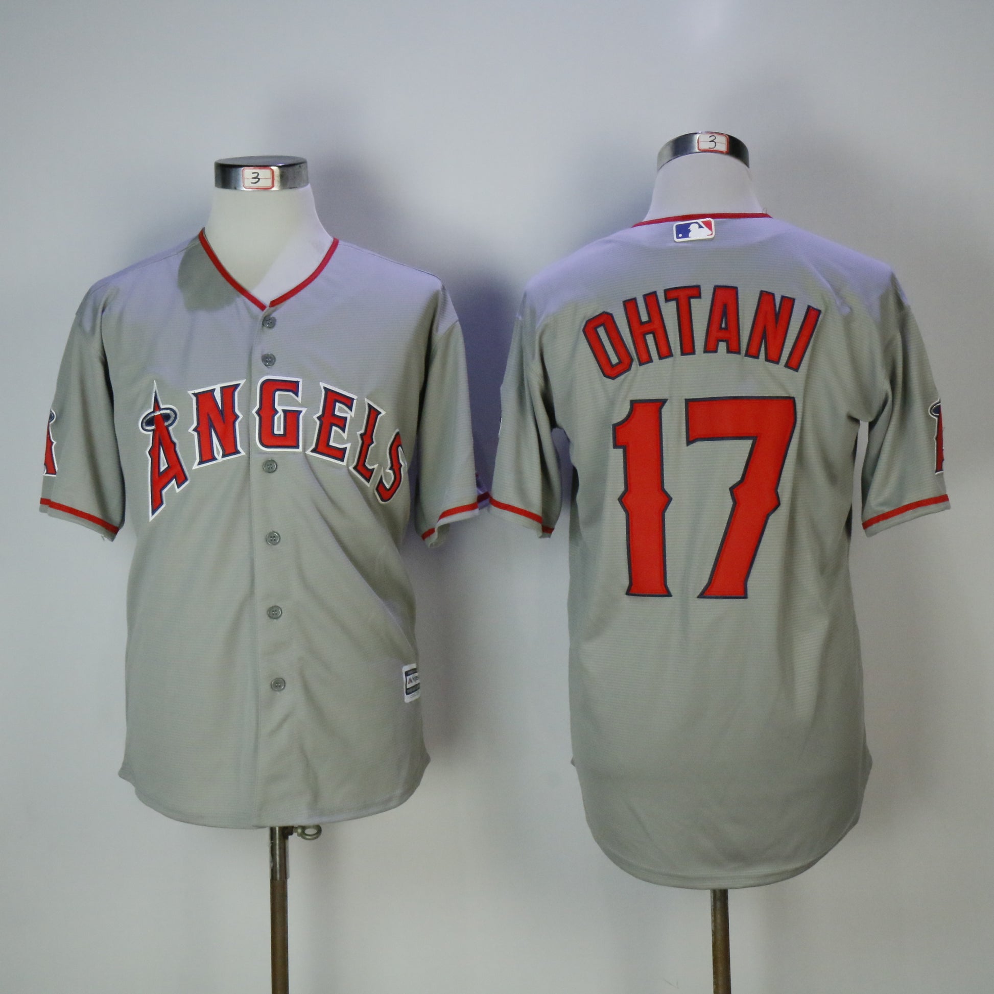 Los Angeles Angels #17 Shohei Ohtani Angels 17 Gray Fan