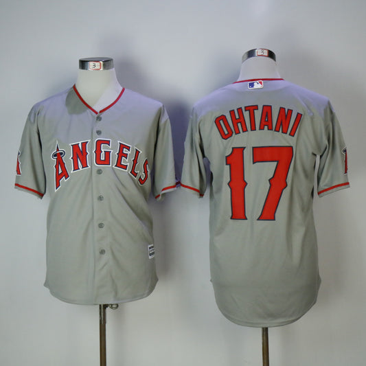 Los Angeles Angels #17 Shohei Ohtani Angels 17 Gray Fan