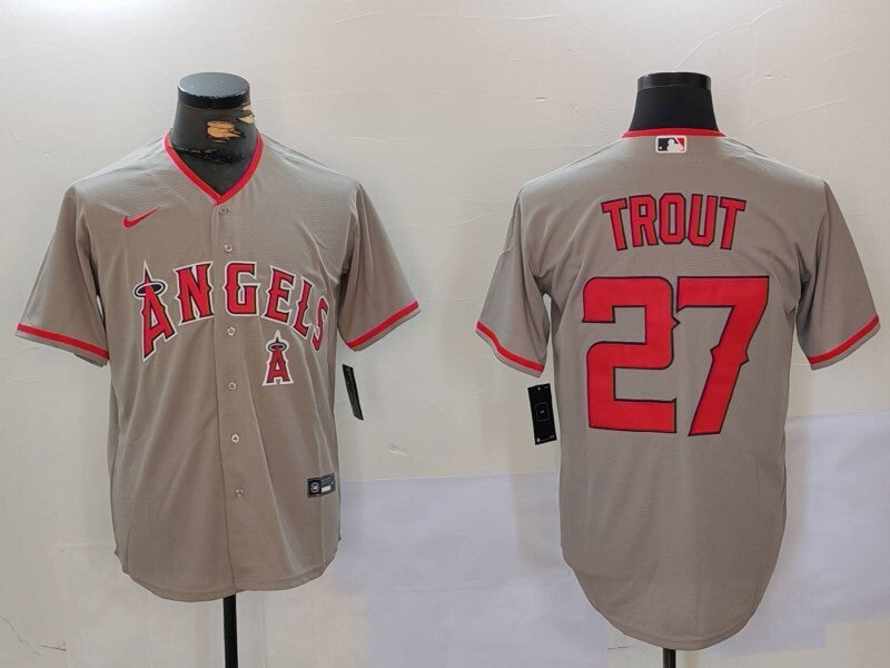 Los Angeles Angels #27 Mike Trout Fan Edition Style 3