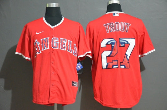 Los Angeles Angels #27 Mike Trout Print Edition