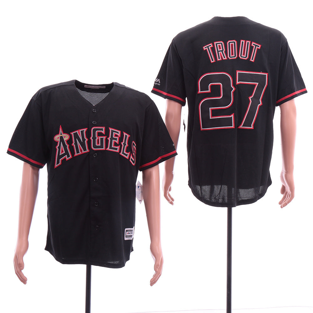 Los Angeles Angels #27 Mike Trout Style 1