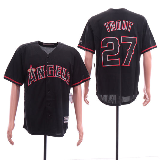 Los Angeles Angels #27 Mike Trout Style 1