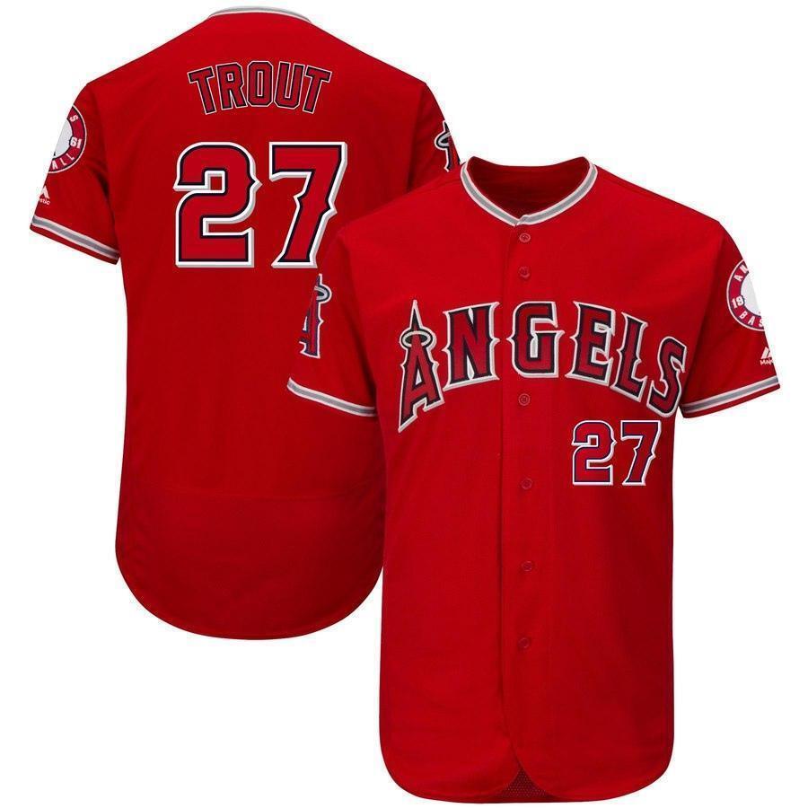 Los Angeles Angels #27 Mike Trout Style 9