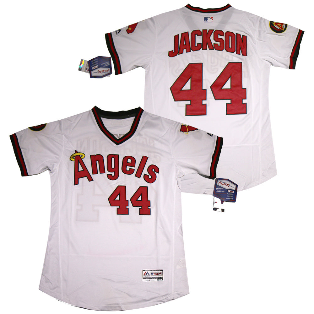 Los Angeles Angels #44 Jackson Angels 44 White Pullover Elite