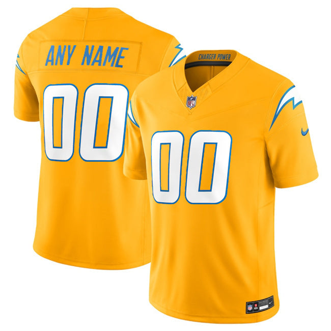 Los Angeles Chargers Active Player Custom Gold 2025 F.U.S.E. Alternate Vapor Limited