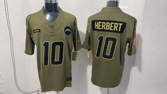 Los Angeles Chargers #10 Justin Herbert Style 1