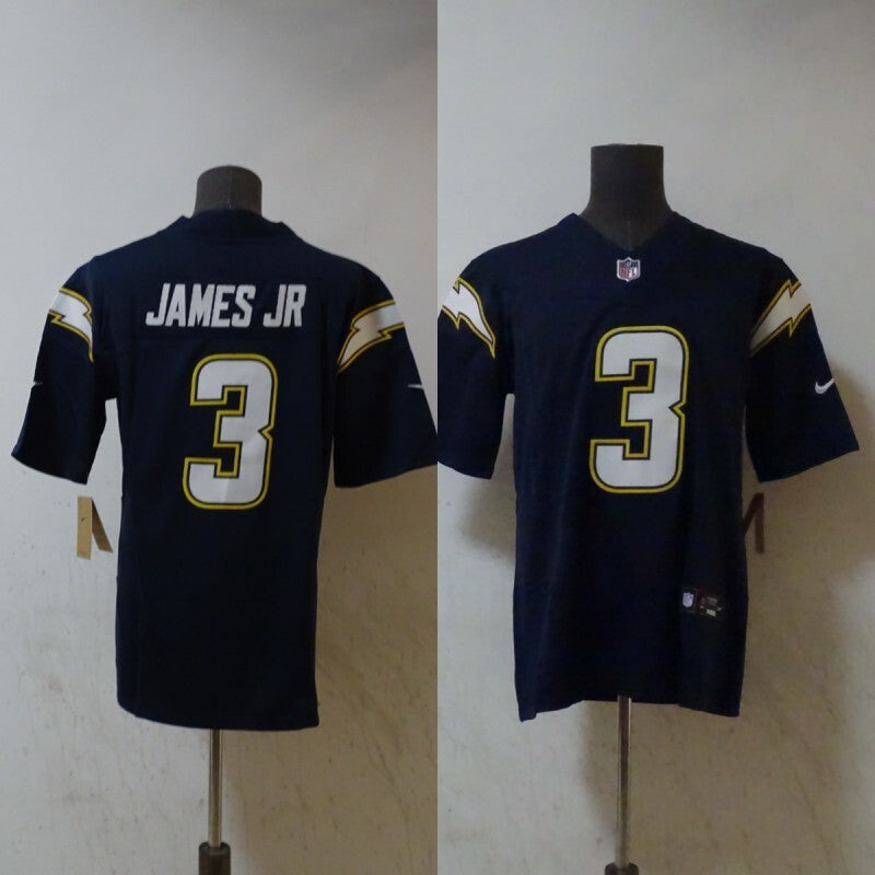 Los Angeles Chargers #3 Derwin James Jr Lightning 3 Edition Style 4