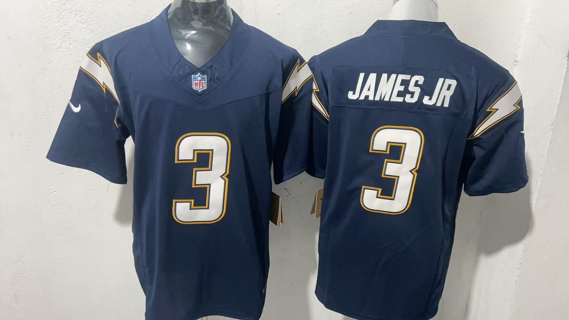 Los Angeles Chargers #3 Derwin James Jr Style 4