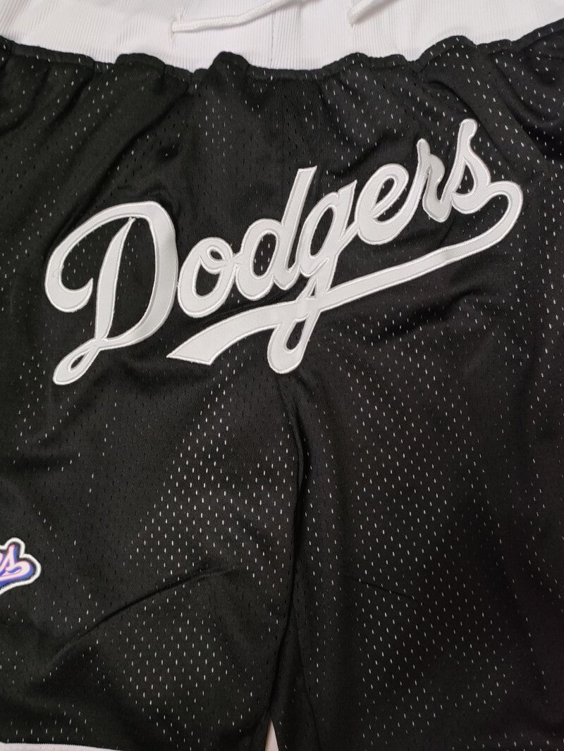 Los Angeles Dodgers Baseball Dodgers Black Pocket Shorts Style 13