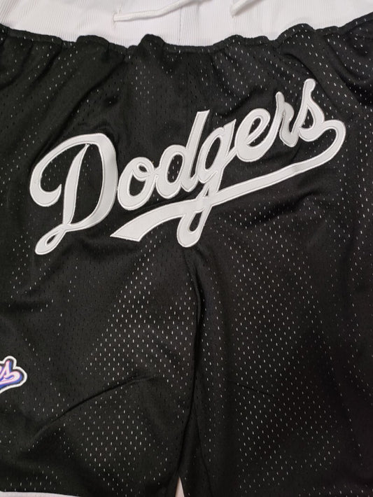 Los Angeles Dodgers Baseball Dodgers Black Pocket Shorts Style 13
