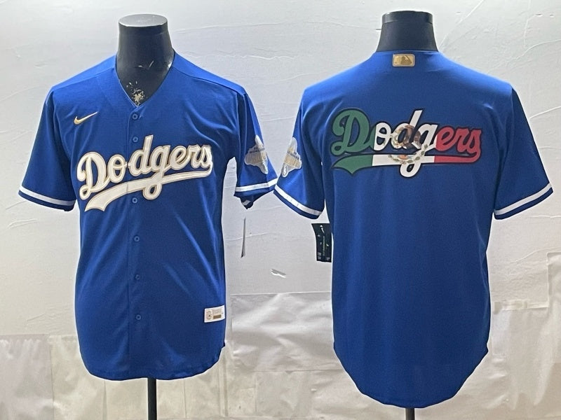 Los Angeles Dodgers Dodgers Blue Gold V2 Style 4