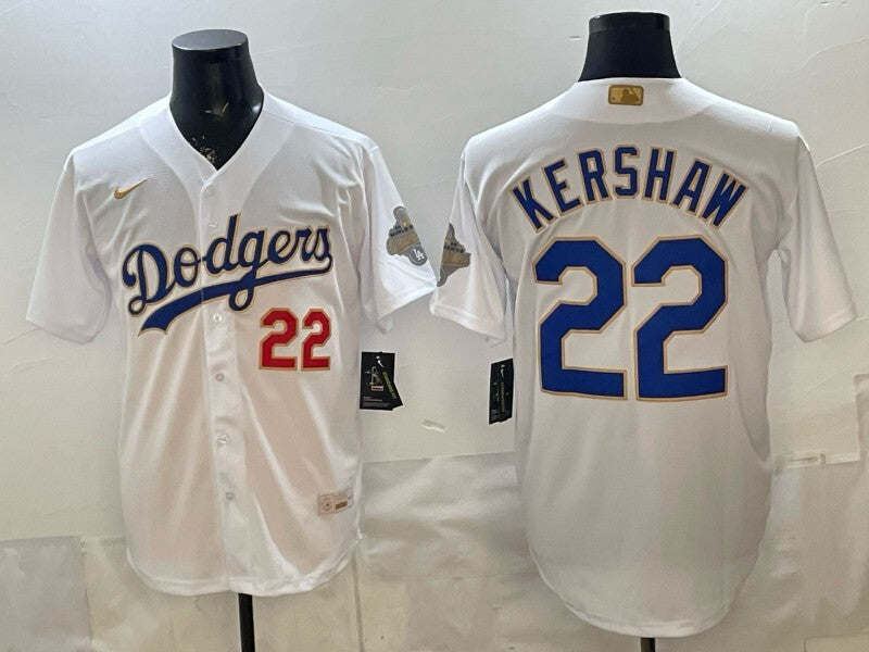 Los Angeles Dodgers #22 Clayton Kershaw Style 1