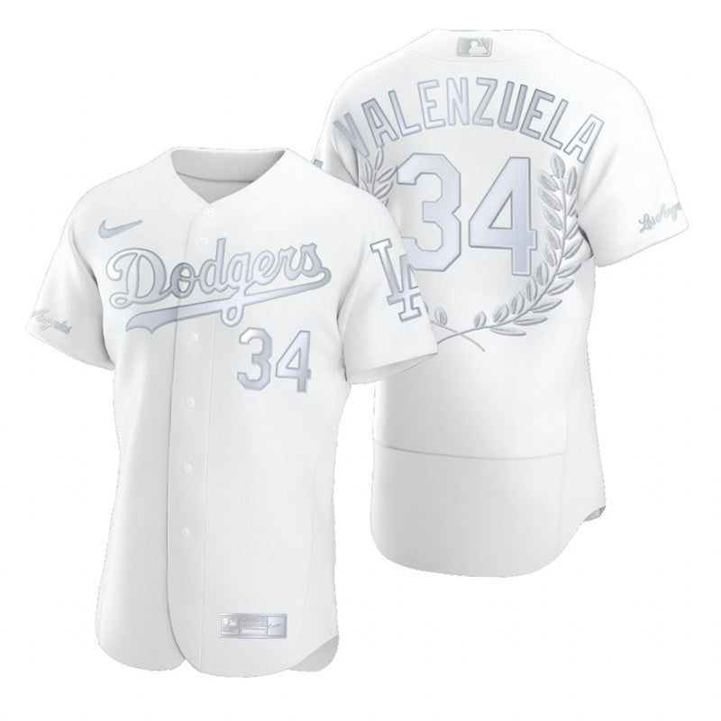 Los Angeles Dodgers #34 Fernando Valenzuela Style 2