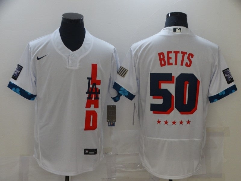 Los Angeles Dodgers #50 Mookie Betts All-Star Elite 176
