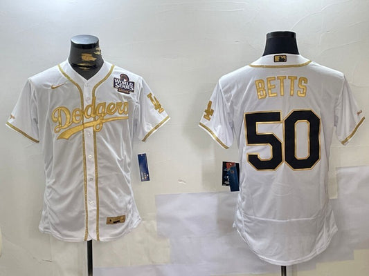 Los Angeles Dodgers #50 Mookie Betts Dodgers Adult Style 1