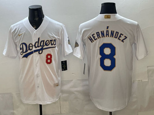 Los Angeles Dodgers #8 Enrique Hernandez Style 1