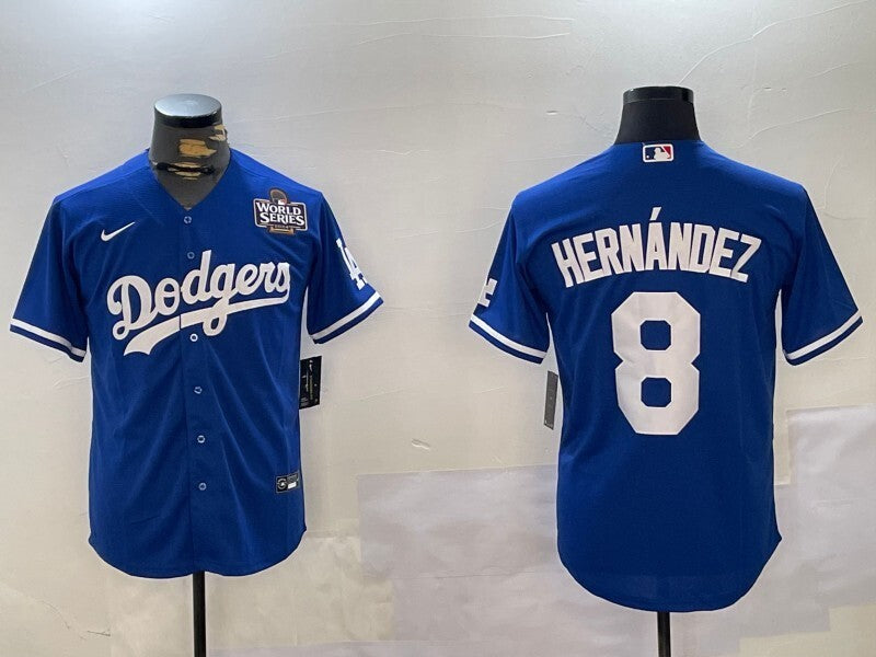 Los Angeles Dodgers #8 Kike Hernandez Dodgers Adult Style 1