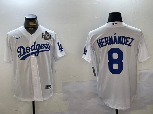 Los Angeles Dodgers #8 Kike Hernandez Dodgers Adult Style 2