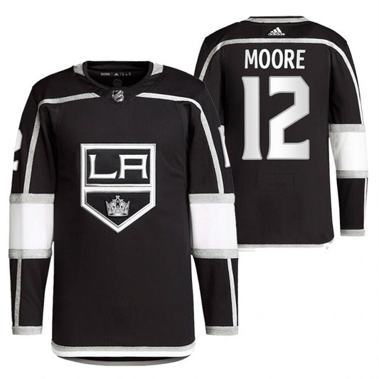 Los Angeles Kings #12 Trevor Moore Black