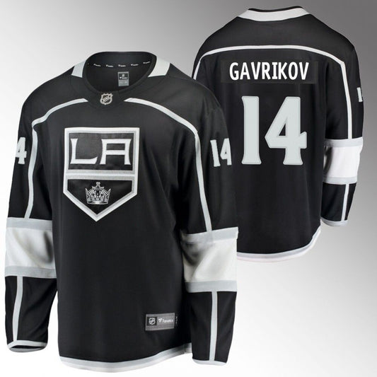 Los Angeles Kings #14 Vladislav Gavrikov Home Black