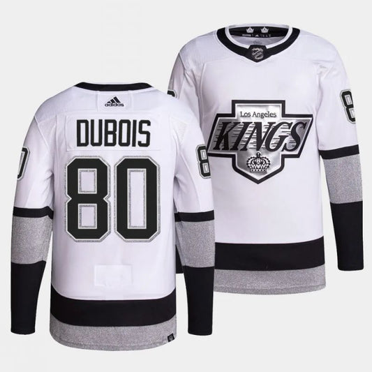 Los Angeles Kings #80 pierre-luc dubois alternate primegreen authentic pro white jersey