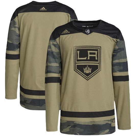 Los Angeles Kings adidas Military Appreciation Team Authentic Practice Jersey - Camo.webp