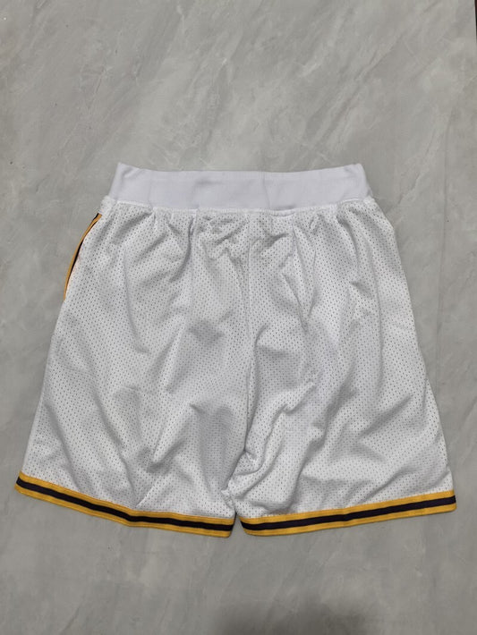 Los Angeles Lakers Lakers Retro White Shorts Style 1