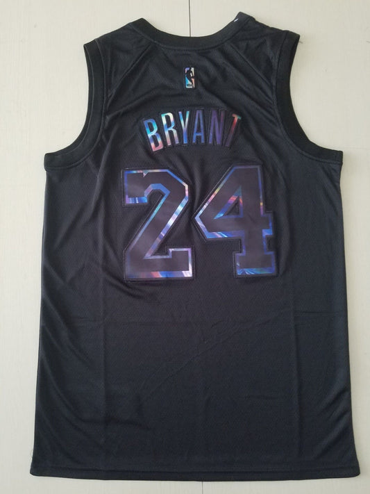 Los Angeles Lakers #24 Kobe Bryant Black Rainbow S-XXL Style 1