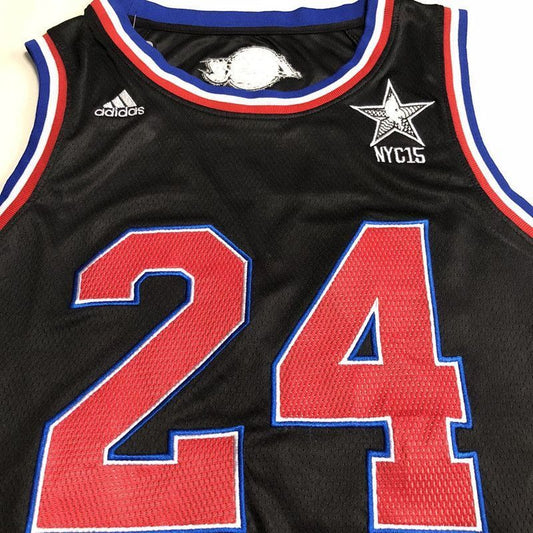 Los Angeles Lakers #24 Kobe Bryant Kobe 24 # 15 All-Star Black xs-xxl Style 1