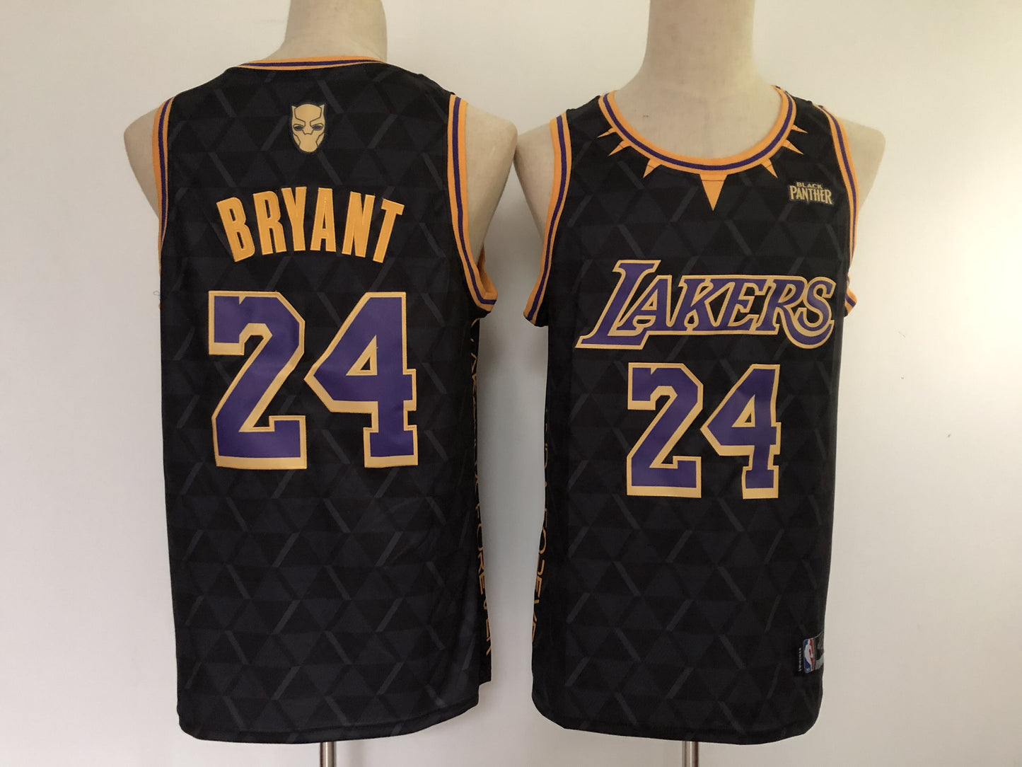 Los Angeles Lakers #24 Kobe Bryant Kobe Collaboration Panthers