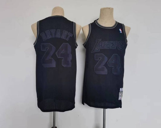 Los Angeles Lakers #24 Kobe Bryant Lakers 24 Black Retro New
