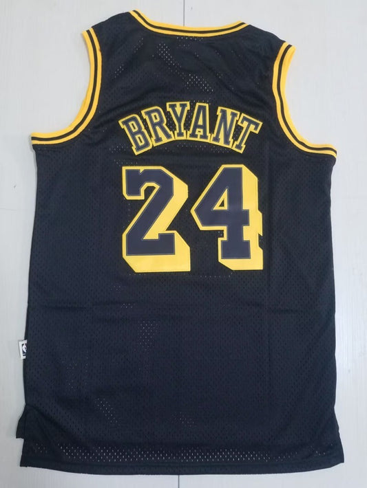 Los Angeles Lakers #24 Kobe Bryant Lakers 24 Retro Black s-xxl Style 1