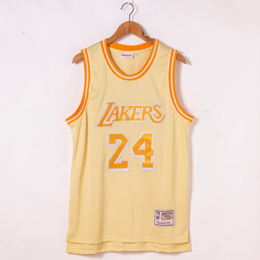 Los Angeles Lakers #24 Kobe Bryant Lakers 24 Yellow Limited Edition Style 2