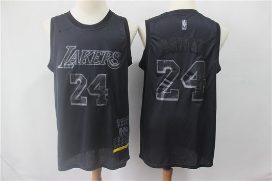 Los Angeles Lakers #24 Kobe Bryant Lakers 24 # 2019 New Black MVP Honor Jersey