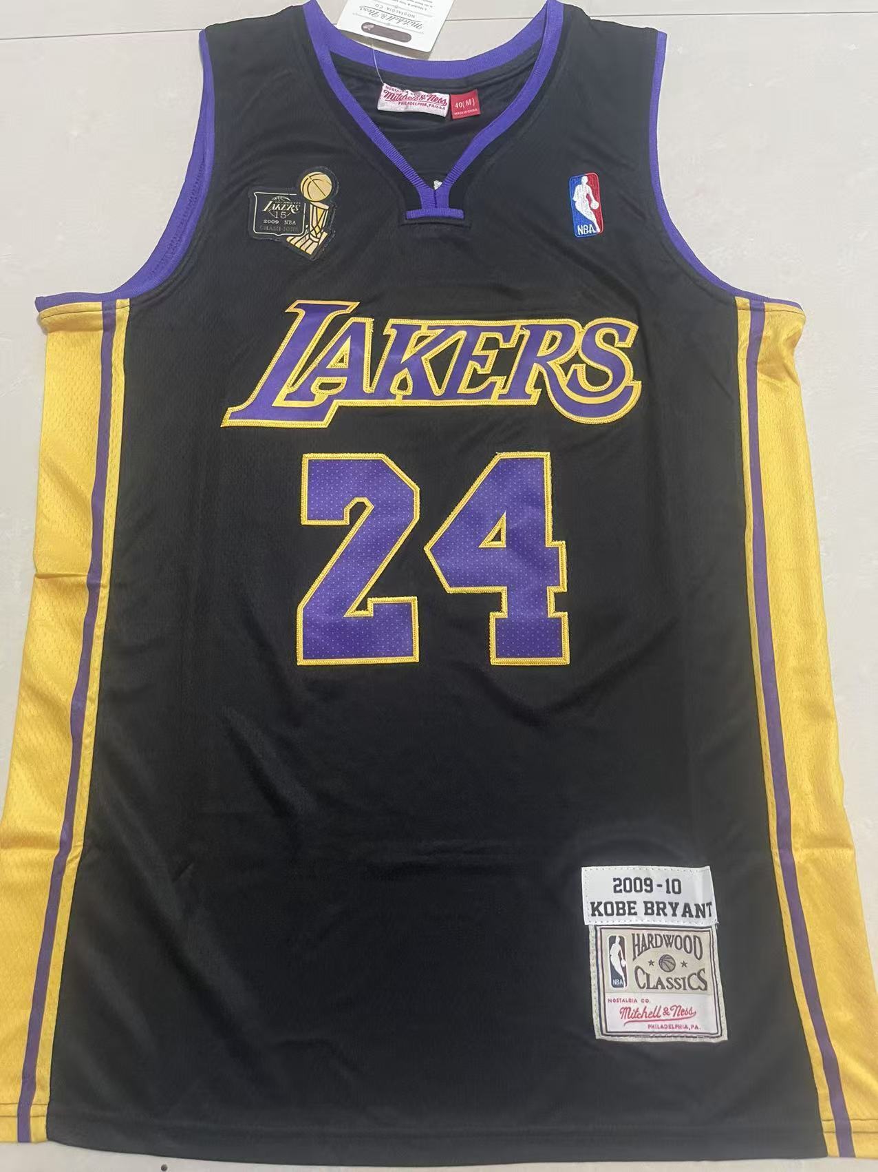 Los Angeles Lakers #24 Kobe Bryant Lakers 24 # Kobe Black Style 2
