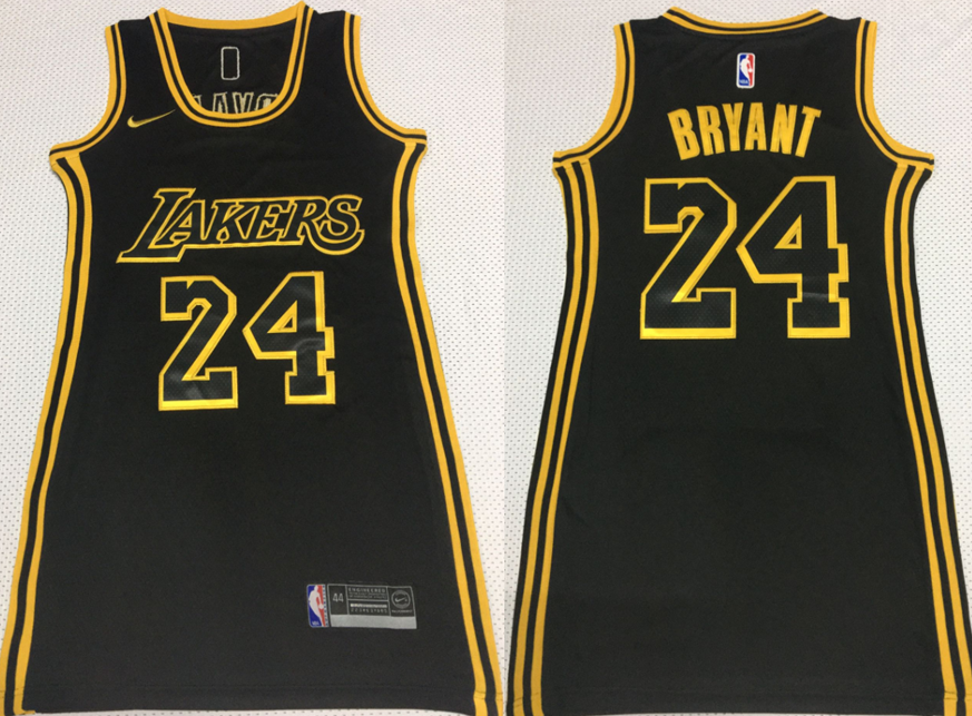 Los Angeles Lakers #24 Kobe Bryant NBA Dress Style 3