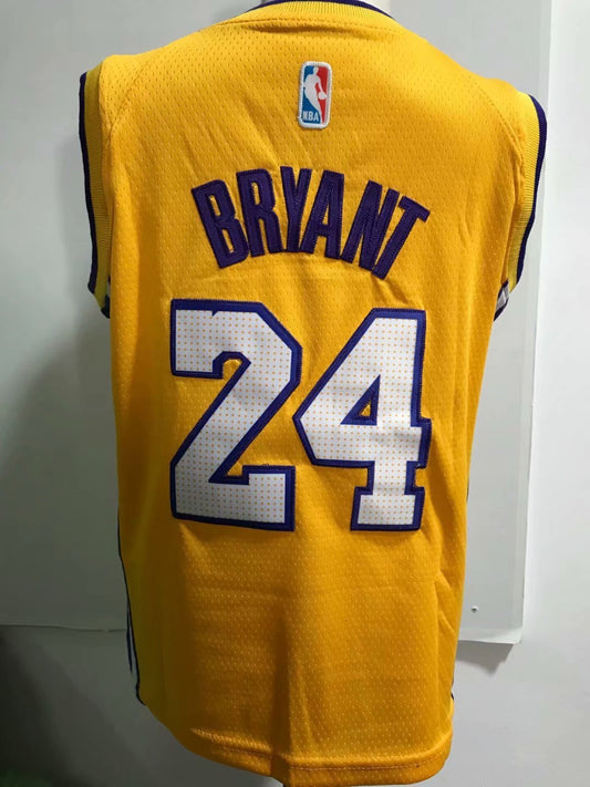Los Angeles Lakers #24 Kobe Bryant Yellow Style 2