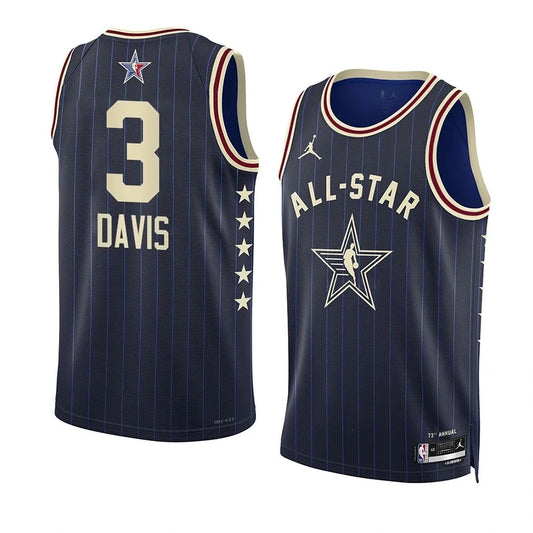 Los Angeles Lakers #3 Anthony Davis 2024 NBA All-Star Swingman Jersey Style 2