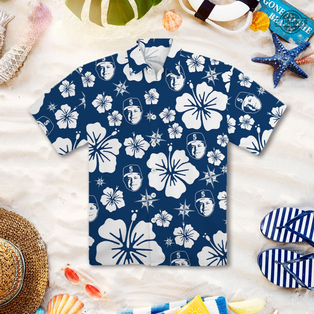 Lou Piniella Mariners Aloha Shirt Mlb Seattle Mariners Hawaiian Shirt Night 2023 NEW
