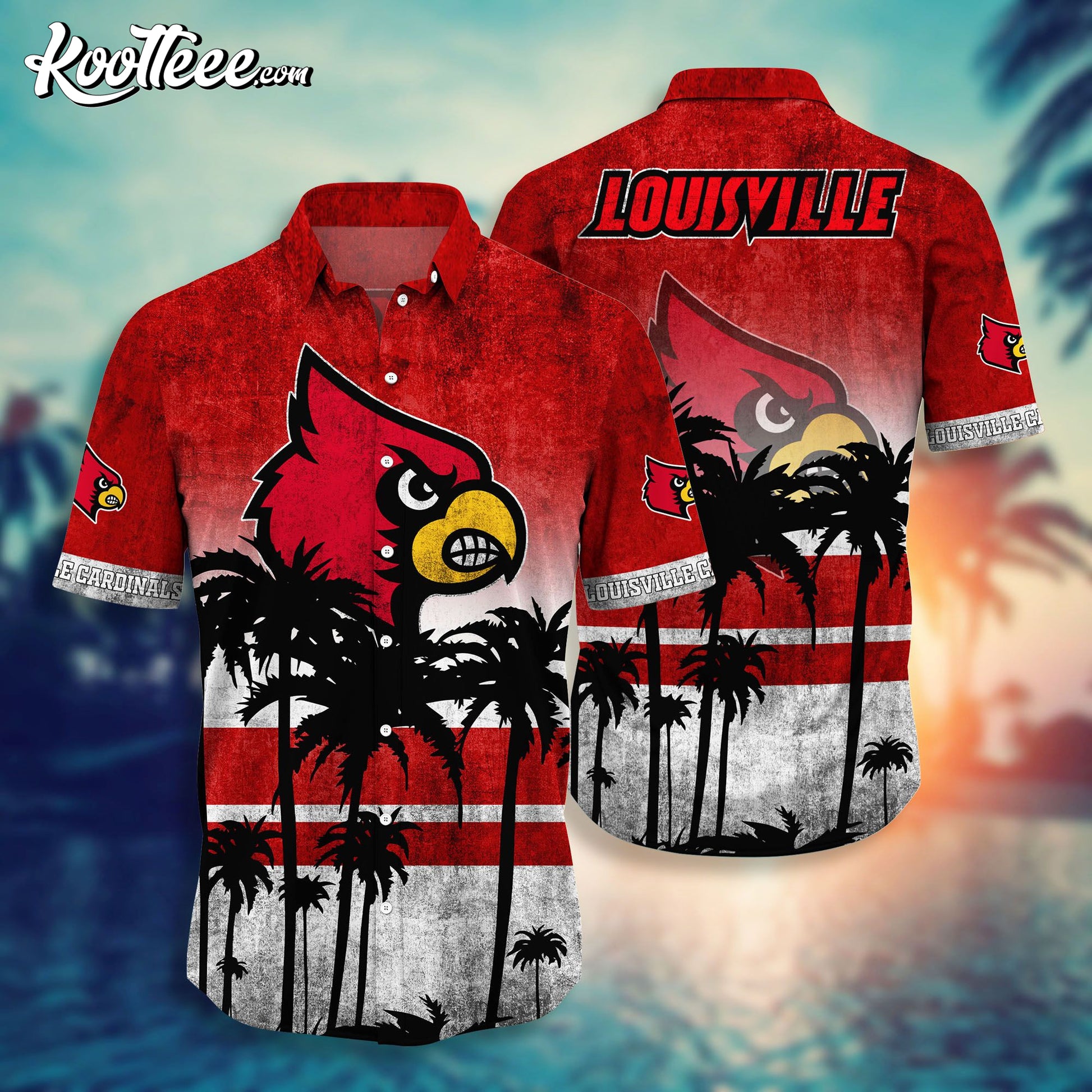 Louisville Cardinals NCAA Hawaiian Shirt