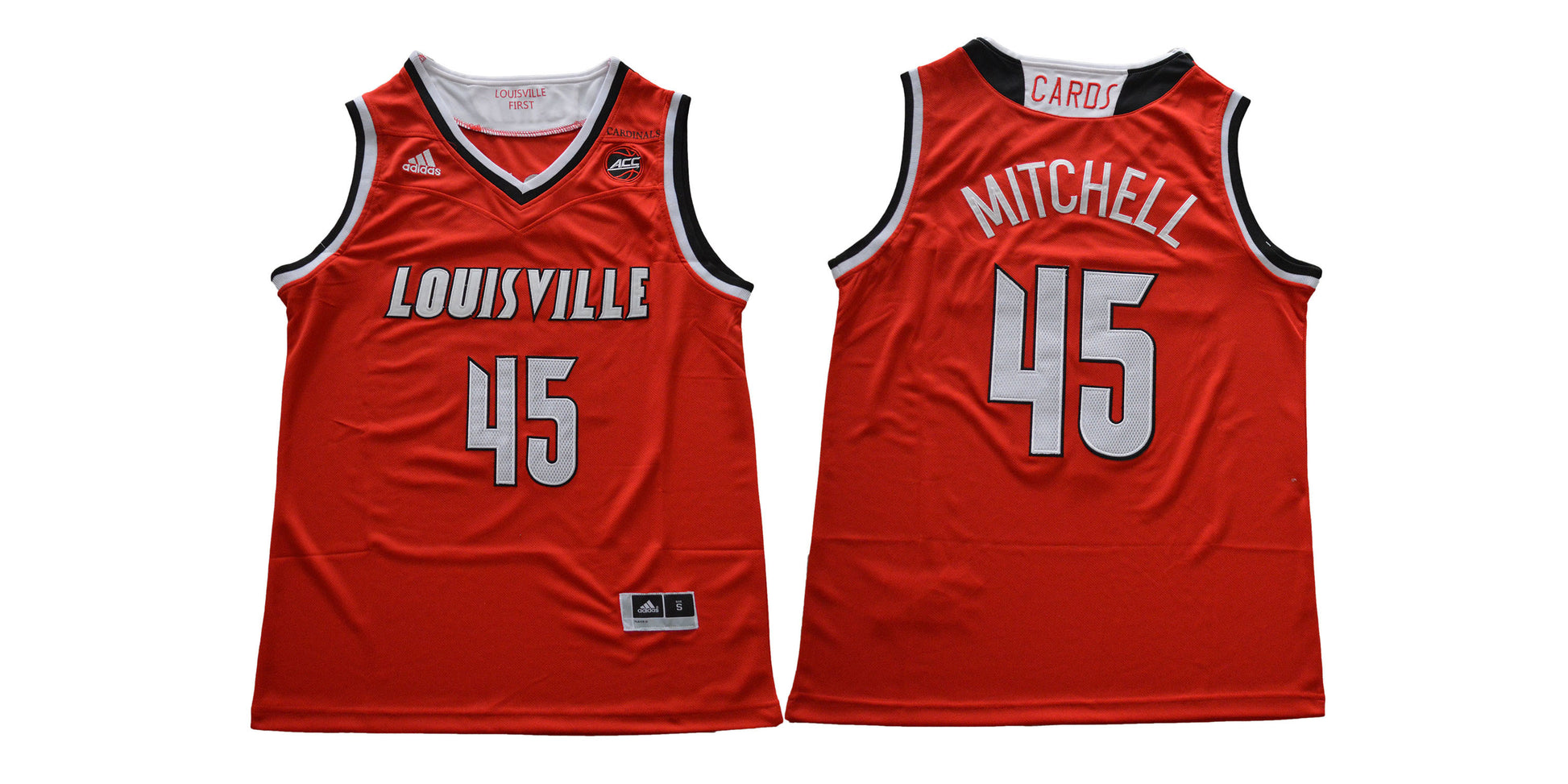 Louisville Cardinals 45 Red Basketball