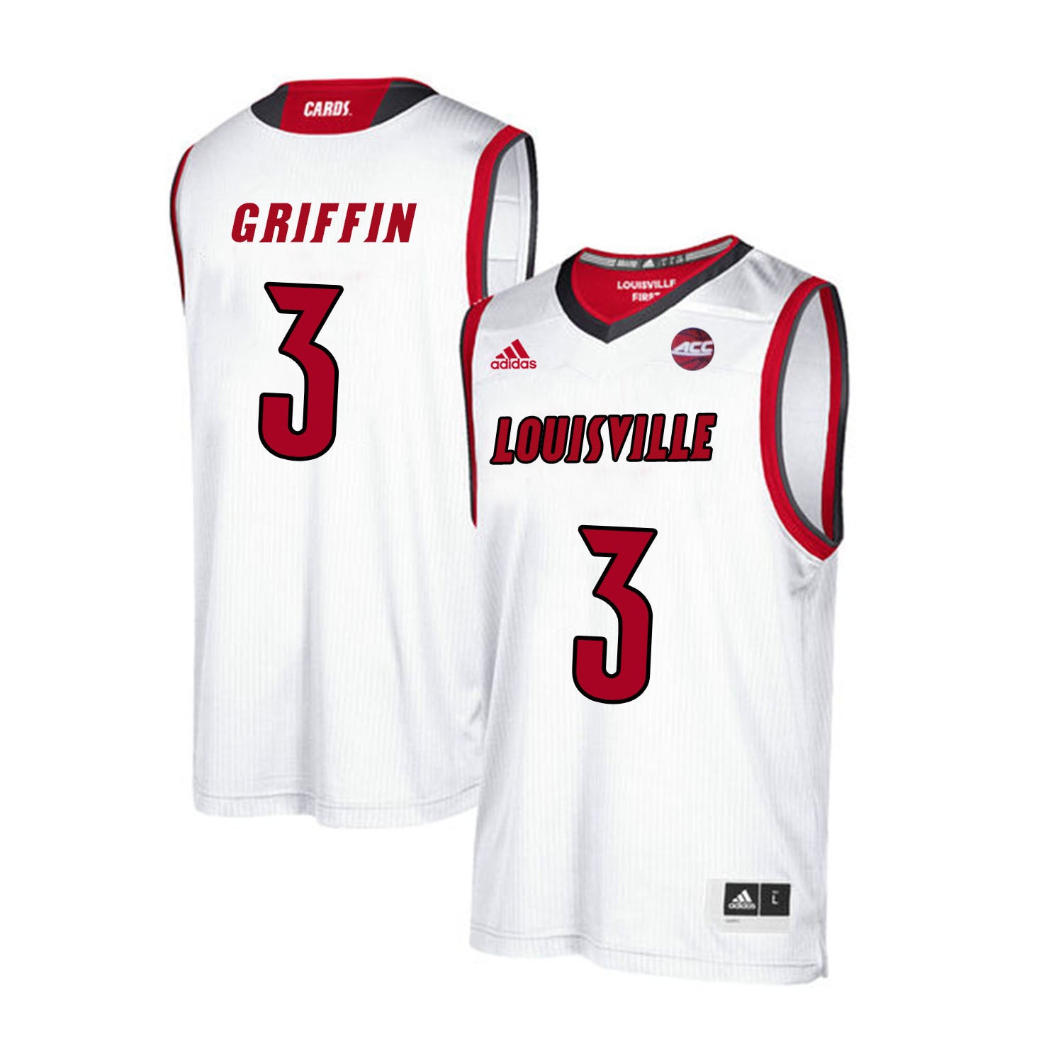 Louisville Cardinals Griffin 3 White