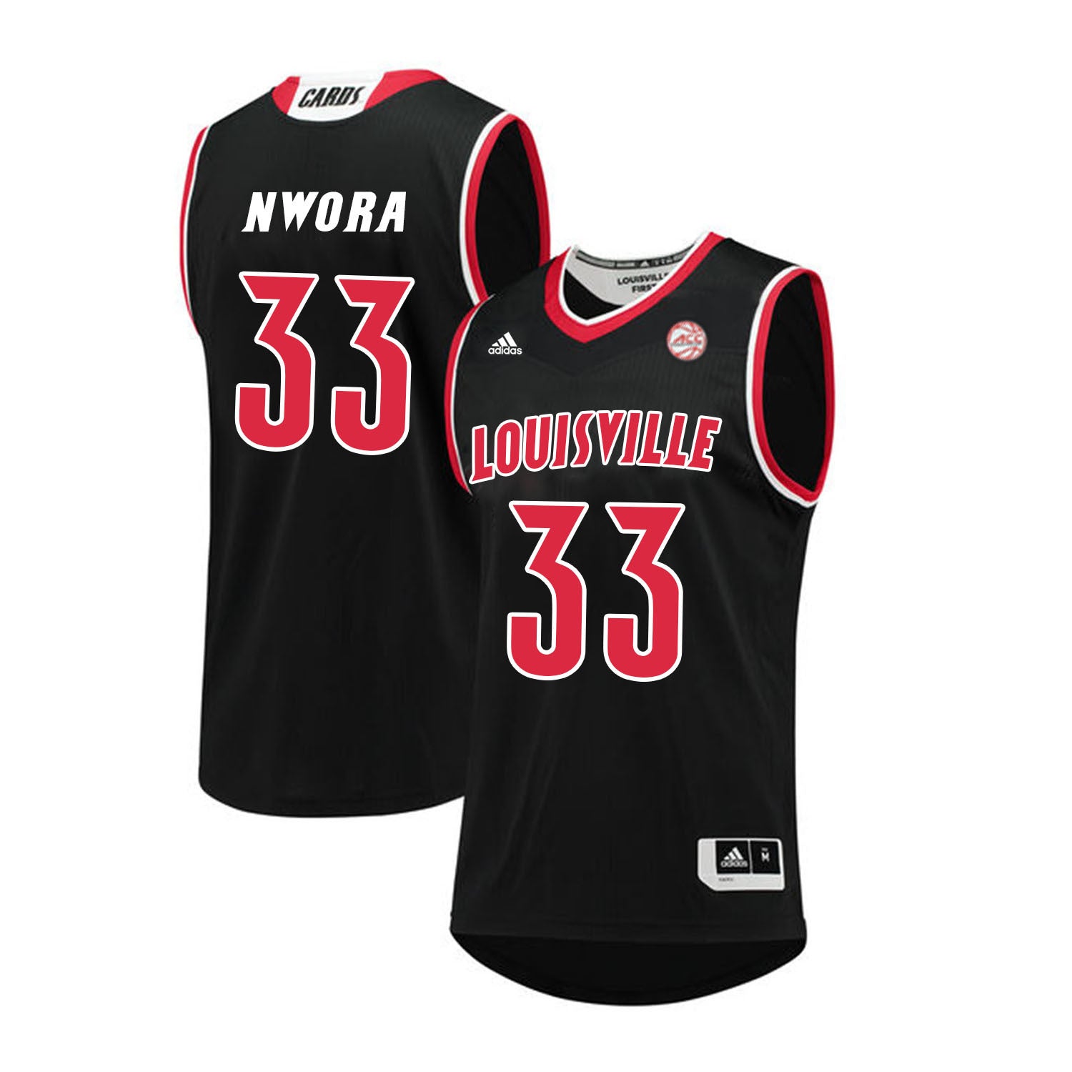 Louisville Cardinals Nwora 33 Black